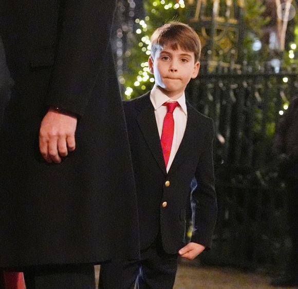 Le prince Louis (Le prince Louis de Galles) de Cambridge lors de la cérémonie de chants de Noël Together At à l'abbaye de Westminster à Londres. © Alpha Press/Bestimage