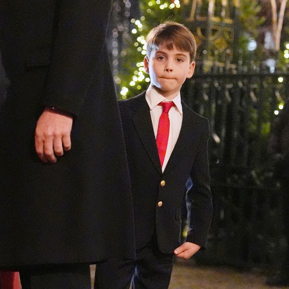 Le prince Louis (Le prince Louis de Galles) de Cambridge lors de la cérémonie de chants de Noël Together At à l'abbaye de Westminster à Londres. © Alpha Press/Bestimage