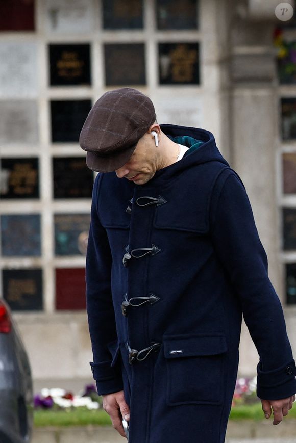 Steevy Boulay - Obsèques d'Isabelle Mergault à la Coupole du Père-Lachaise à Paris le 30 mars 2026. © Cyril Moreau - Dominique Jacovides / Bestimage