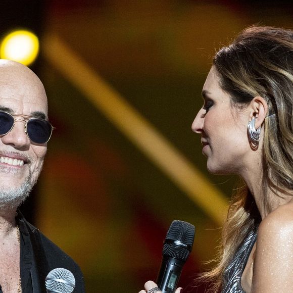 Exclusif - Pascal Obispo et Laury Thilleman - Enregistrement de l'émission "La fête de la chanson française" à Paris, présentée par L.Thilleman et A.Manoukian, et diffusée le 20 décembre sur France 3
© Pierre Perusseau / Bestimage