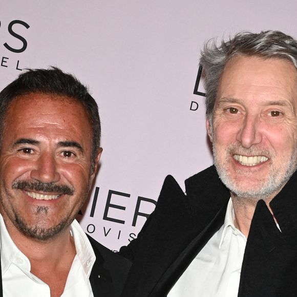 José Garcia et Antoine de Caunes - 28ème cérémonie des Lauriers de l'Audiovisuel au théâtre Marigny à Paris le 20 février 2023. © Coadic Guirec/Bestimage