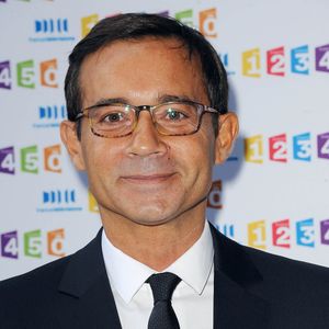Jean-Luc Delarue arrivant à la conférence de presse annuelle du groupe France Télévisions à Paris, en France, le 31 août 2011. Photo de Giancarlo Gorassini/Abaca