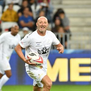 Fabien Barthez - Match des Légendes, la rencontre qui mêle le football et le rugby au profit de l'association de P. Olmeta (ancien gardien de but et co-fondateur de l'association), "Un sourire, un espoir pour la vie" s'est déroulé à Nice à l'Allianz Riviera, le 26 septembre 2022. L'association de P. Olmetta est engagée en faveur des enfants atteints de cancer ou de maladie orpheline. © Bruno Bebert/Bestimage