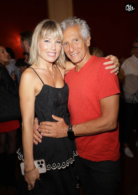 Exclusif - Nagui et sa femme Mélanie Page - Célébrités assistent à la générale de la pièce "Ubu Roi" au théâtre de Paris le 16 septembre 2026. © Cadic Guirec/Bestimage