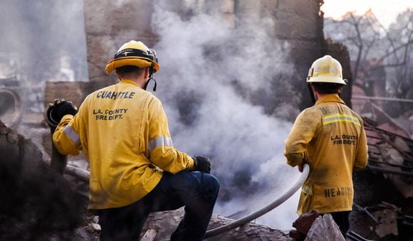 Incendies à Los Angeles: le quartier de Pacific Palisades et Altadena ravagés par les flammes - 10 janvier 2025 - Pacific Palisades, Californie - Etats-Unis. Credit Image: © Amy Katz/ZUMA Press Wire)