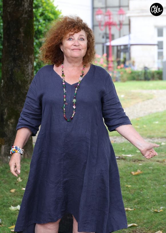 Valérie Mairesse - Photocall avec l'équipe de l'émission de radio "Les grosses têtes" lors de la 17ème édition du Festival du Film Francophone de Angoulême (FFA). Le 29 août 2024
© Coadic Guirec / Bestimage