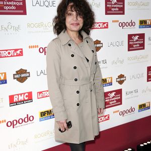 Isabelle Mergault au 95ème prix d'Amérique Opodo à l'hippodrome de Vincennes, le 31/01/2016.  Photo Nasser Berzane/Abaca