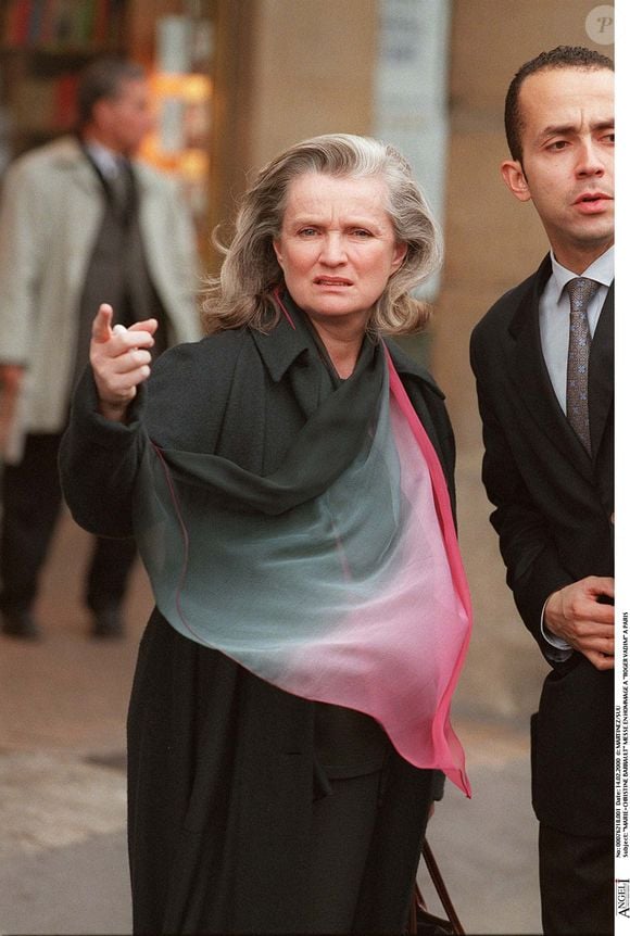 "Marie-Christine Barrault" messe en hommage à "Roger Vadim" à Paris "plan americain". Agence / Bestimage