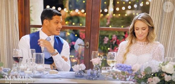 Clémence épouse Malik dans "Mariés au premier regard". M6