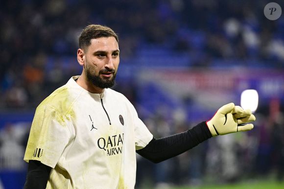 Gianluigi Donnarumma - L'Olympique Lyonnais reçoit le Paris Saint Germain dans le cadre de la 23e journée de Ligue 1 Mcdonald's. William Cannarella / PsnewZ / Bestimage