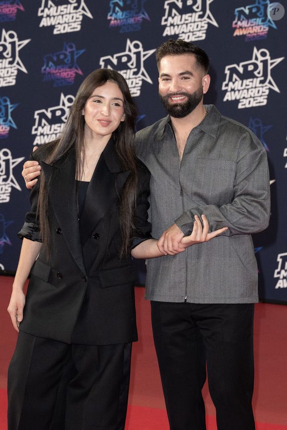 Kendji Girac et Ambre participent à la 27ème édition des NRJ Music Awards le 31 octobre 2025 à Cannes, France. Photo par David NIVIERE/ABACAPRESS.COM