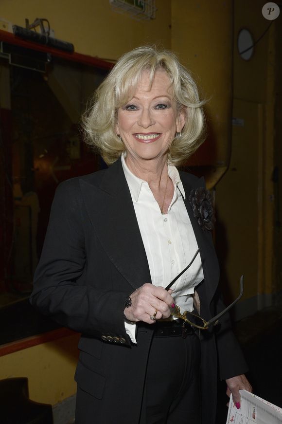 Rétro - Décès d' Evelyne Leclercq à l'âge de 74 ans des suites d'une très longue maladie - Exclusif - Evelyne Leclercq - Les coulisses de à la 3ème Nuit de la Déprime aux Folies Bergère à Paris le 9 février 2015.