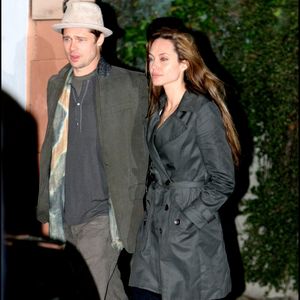 Brad Pitt et Angelina Jolie.