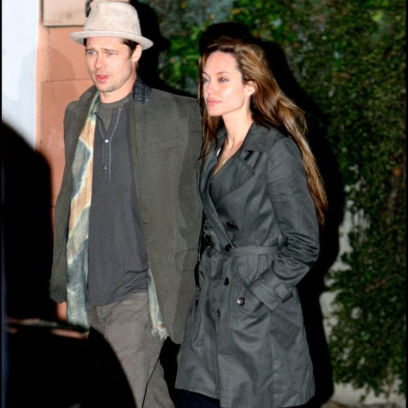 Brad Pitt et Angelina Jolie.