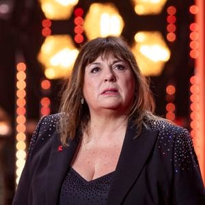 Exclusif - Michèle Bernier lors de l'enregistrement de la soirée "Les 30 ans du sidaction - la soirée événement" au Grand Rex à Paris diffusée le 23 mars 2024 sur France 2