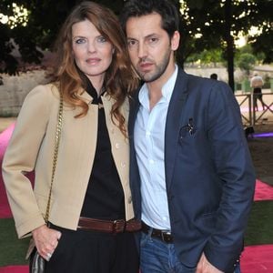 Gwendoline Hamon et Frédéric Diefenthal le 13 juin 2013 à la soirée Piaget à l'Orangerie Ephémère dans le jardin des Tuileries. VEEREN / BESTIMAGE