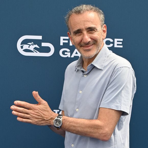 L'acteur Elie Semoun assiste au Prix de Diane Longines à Chantilly, France, le 18 juin 2023. Photo par Mireille Ampilhac/ABACAPRESS.COM