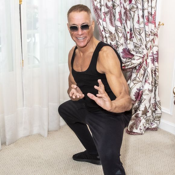Exclusif - Jean-Claude Van Damme (JCVD) -  Enregistrement de  l'émission Clique X, avec pour invité JCVD (à l'hotel Le Bristol) , présentée par M.Achour et diffusée sur MyCanal en 3 parties à partir du 18 juin 2021. Paris, le 3 juin 2021
© Jack Tribeca / Bestimage
