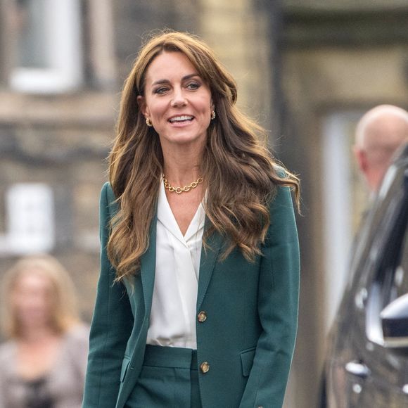Catherine (Kate) Middleton, princesse de Galles, va visiter l'usine textile familiale "AW Hainsworth" à Leeds, le 26 septembre 2023. Backgrid UK/ Bestimage