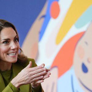 Kate Middleton, princesse de Galles, lors d'une visite à Home-Start à Oxford, le 9 octobre 2025. Home-Start UK se prépare à déployer une formation auprès de son réseau de 9 000 bénévoles sur la base de la série explicative du Centre for Early Childhood de la Royal Foundation. Photo : PA Photo/ Bestimage