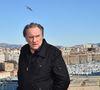 Les soucis semblent être oubliés pour Gérard Depardieu.

Gérard Depardieu durant le photocall organisé pour la présentation de la saison 2 de la série "Marseille" pour Netflix au Sofitel du Vieux Port à Marseille, le 18 février 2018. 8 nouveaux épisodes qui seront diffusés à partir du 23 février. © Bruno Bebert / Bestimage