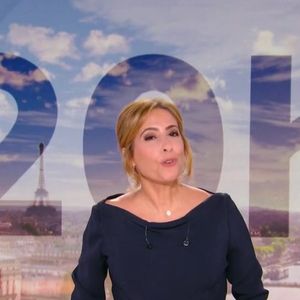 Léa Salamé à la présentation du JT de 20 heures de France 2 le 1er septembre 2025.