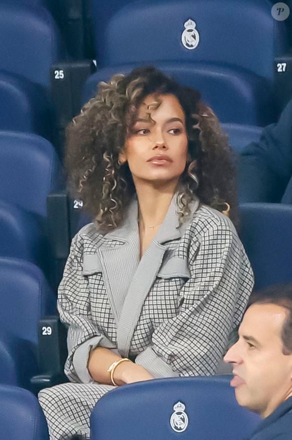 Jordan Ozuna, l'ex-compagne de Karim Benzema assiste au match de football du Groupe F de la Ligue des Champions entre le Real de Madrid et le Celtic Glasgow (5-1) à Madrid le 2 novembre 2022.
Crédit : Lagencia / Bestimage