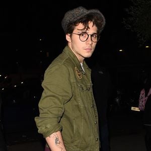 Victoria Beckham et David Beckham ainsi que leur fils Brooklyn Beckham sont vus arrivant au Laylow London pour la Haig Club House Party, Londres, Royaume-Uni, le 3 décembre 2018. Photo par Hewitt/Splash News/ABACAPRESS.COM