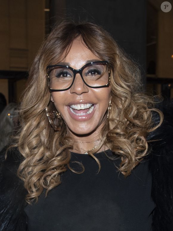 Cathy Guetta - Les célébrités arrivent au défilé de mode Haute-Couture printemps-été 2020 "Jean-Paul Gaultier" au théâtre du Châtelet à Paris le 22 janvier 2020.