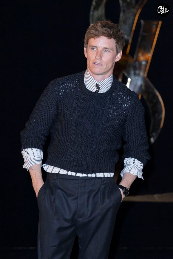 Eddie Redmayne - Photocall du défilé Saint Laurent Collection Femme Prêt-à-Porter Printemps/Eté 2027 lors de la Fashion Week de Paris (PFW) à la Fontaine du Trocadéro, à Paris, France, le 29 septembre 2026. © Olivier Borde/Bestimage