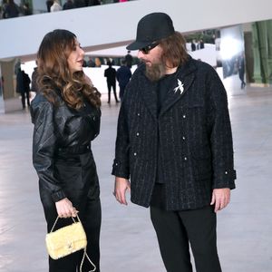 Amandine de la Richardière et Sébastien Tellier - Célébrités au Défilé de Mode Chanel, Collection Haute Couture Printemps / Été 2025, dans le cadre de la Fashion Week de Paris, France, le 27 Janvier 2025.

© Bertrand Rindoff / Bestimage
