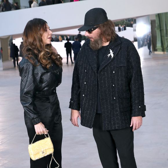 Amandine de la Richardière et Sébastien Tellier - Célébrités au Défilé de Mode Chanel, Collection Haute Couture Printemps / Été 2025, dans le cadre de la Fashion Week de Paris, France, le 27 Janvier 2025.

© Bertrand Rindoff / Bestimage