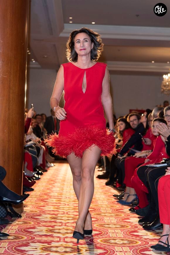 Maud Ankaoua à la 3ème édition de la soirée "Sauvez le coeur des femmes" avec le "Red Defilé" à l'hôtel Paris Marriott Champs-Elysées à Paris, le 15 novembre 2019. Crédit Pierre Perusseau/Bestimage