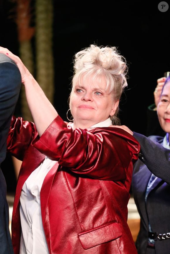 Isabelle Nanty - Tournage de l'émission "Panique au 31", scénarisée par A.Ducret et T.Villa, réalisée par G.Leforestier, diffusée le 30 décembre 2024 sur TF1. © Christophe Clovis / Bestimage