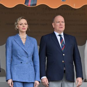 Le prince Albert II de Monaco et la princesse Charlene durant la finale de la 118e édition du Rolex Monte-Carlo Masters, au Monte-Carlo Country Club à Roquebrune Cap Martin, le 13 avril 2025.
L'espagnol Carlos Alcaraz a battu l'italien Lorenzo Musetti 3-6 / 6-1 / 6-0. © Bruno Bebert / Bestimage