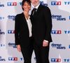 Frank Leboeuf et sa femme Chrislaure Nollet - Photocall de lancement de la saison 2025 de "Danse avec les stars" (DALS) au siège de TF1 à Boulogne-Billancourt, France, le 16 janvier 2025. © Christophe Clovis / Bestimage