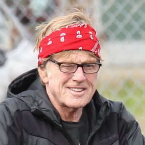 Robert Redford sur le tournage du film ‘Old Man and The Gun’ à Cincinnati dans l'Ohio, le 7 avril 2017. © FAMEFLYNET / BESTIMAGE