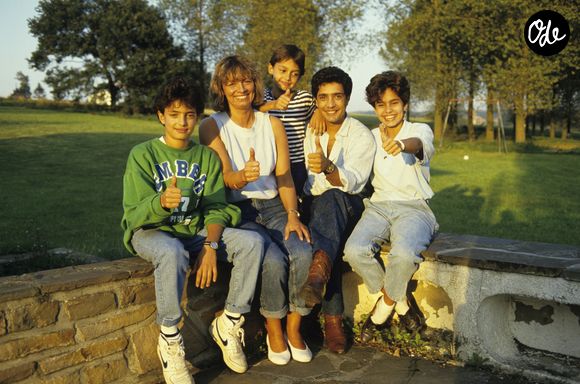 Archives - En Belgique, près de Liège, rencontre avec Frédéric FRANÇOIS chez lui, en compagnie de sa femme et de ses enfants. Octobre 1985
© Jean-Claude Colin via Bestimage