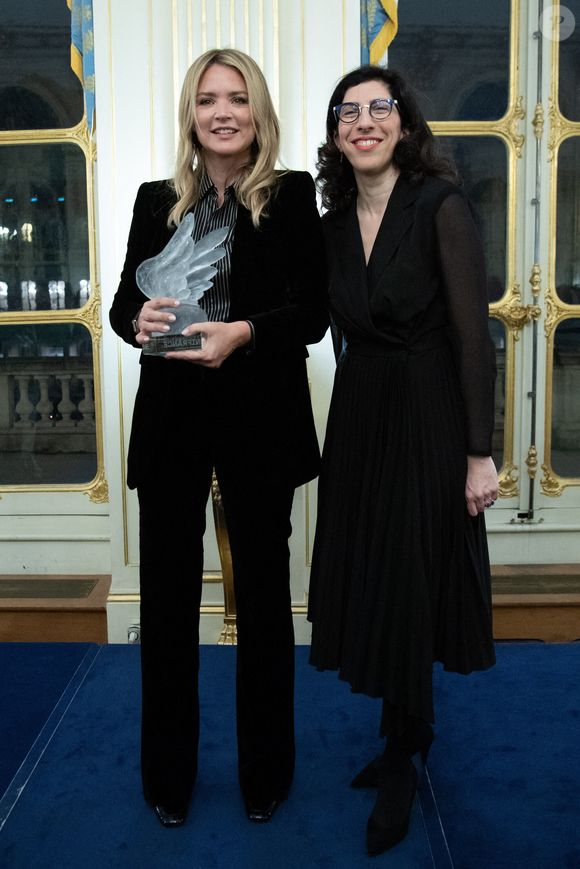 Virginie Efira et Rima Abdul-Malak assistent à la cérémonie de remise des prix du cinéma français au ministère de la Culture à Paris, France, le 12 janvier 2023. Photo par Aurore Marechal/ABACAPRESS.COM