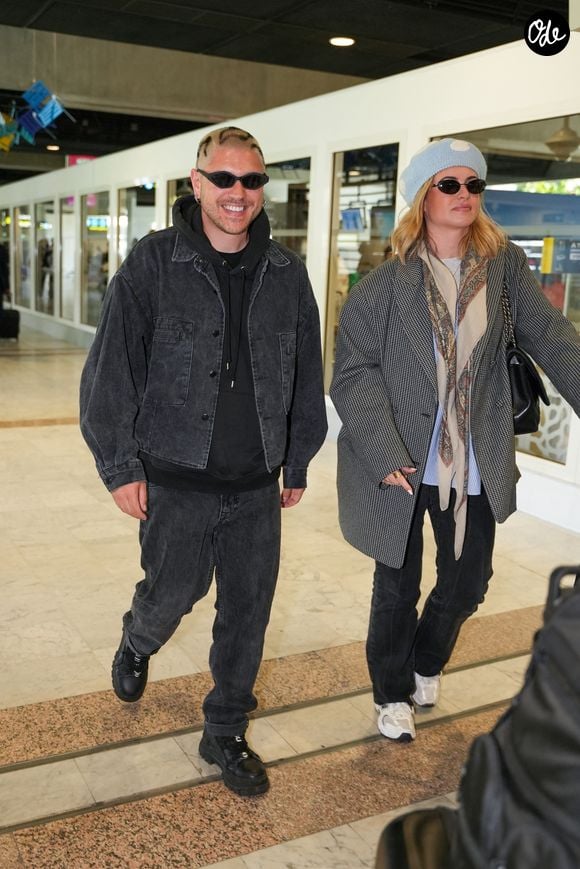 DJ Mosimann (Quentin) - Les célébrités arrivent à l'aéroport de Nice lors du 78ème Festival International du Film de Cannes, France, le 13 mai 2025. © Martin Bousseau/Bestimage