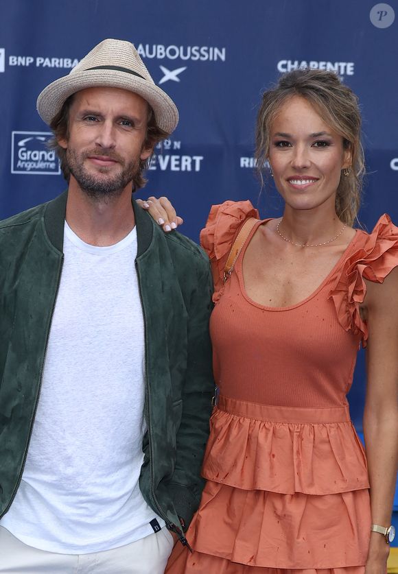 Philippe Lacheau et Elodie Fontan - Arrivées sur le tapis bleu de la 16ème édition du festival du film francophone de Angoulême le 26 août 2023.

© Coadic Guirec / Bestimage