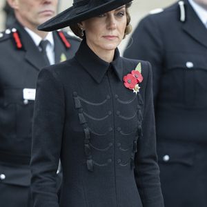 Kate Middleton, princesse de Galles, lors de la cérémonie du souvenir organisée par la Royal British Legion au National Memorial Arboretum dans le Staffordshire le 11 novembre 2025. Photo par GOFF  / BESTIMAGE