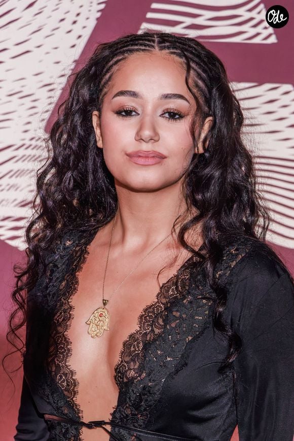 Lena Mahfouf pose à son arrivée au dîner de gala organisé à l'issue de la 51e cérémonie des César, qui s'est tenue au célèbre restaurant Fouquet's à Paris le 26 février 2026. Photo de David Boyer/ABACAPRESS.COM