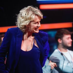 Exclusif - Sophie Davant - Enregistrement de l'émission "100% logique" présentée par C. Feraud et qui sera diffusée samedi 1er mars à 21.10 sur France 2 et sur france.tv, au Studio du Lendit à Saint-Denis, France, le 12 décembre 2024. © Christophe Clovis / Bestimage