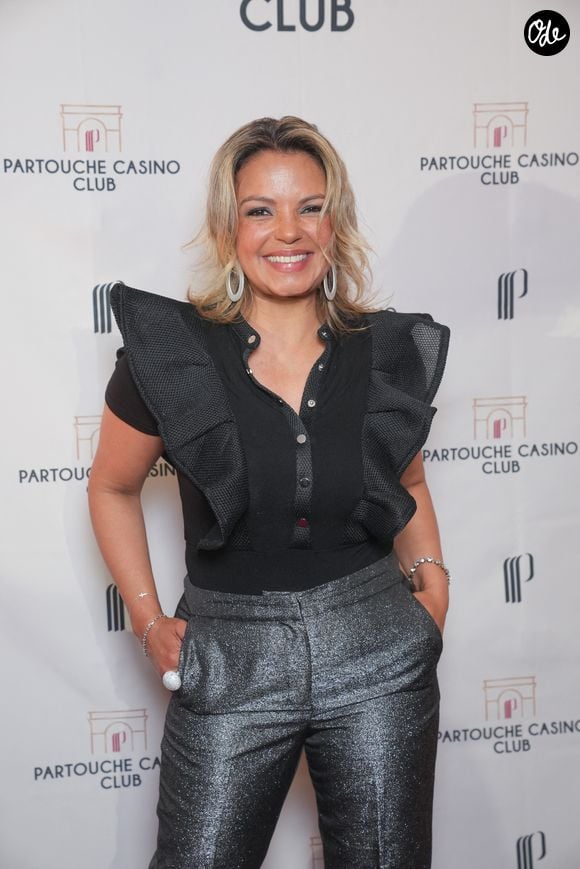Séverine Ferrer - Inauguration du Partouche Casino Club, 10 avenue de la Grande Armée à Paris, le 11 mai 2026.  © Anne-Sophie Guebey /Bestimage