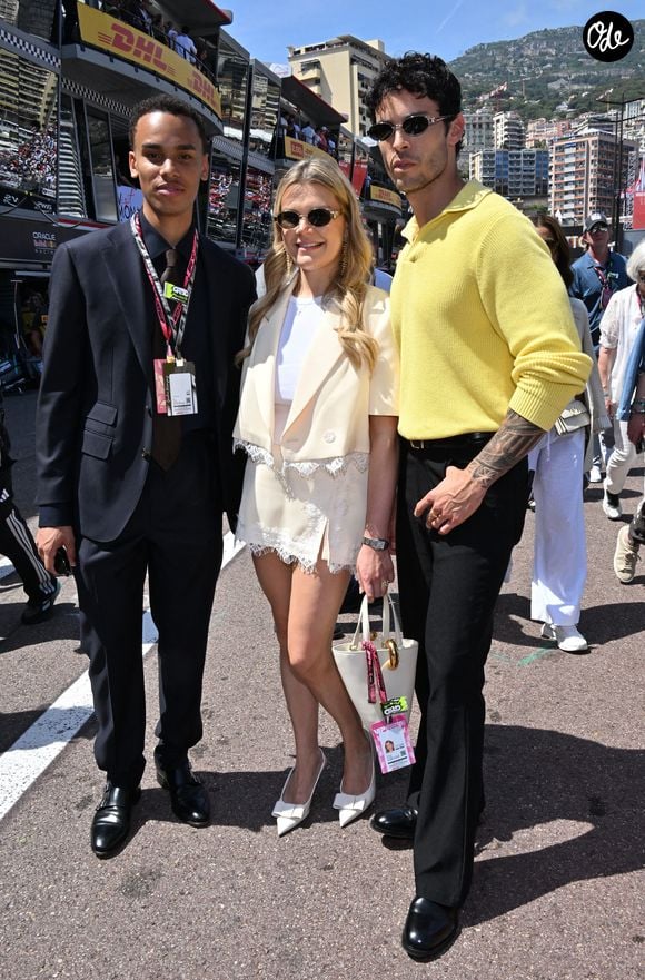 Alexandre Grimaldi, le fils du prince de Monaco et de N.Costes, Camille Gottlieb et Baptiste Giabiconi au Formula 1 Louis Vuitton Grand Prix de Monaco 2026 le 7 juin 2026. 

© Bruno Bebert/Bestimage