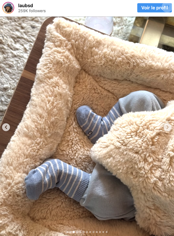 Capture d'écran d'une photo Instagram de Laure Bensadoun.