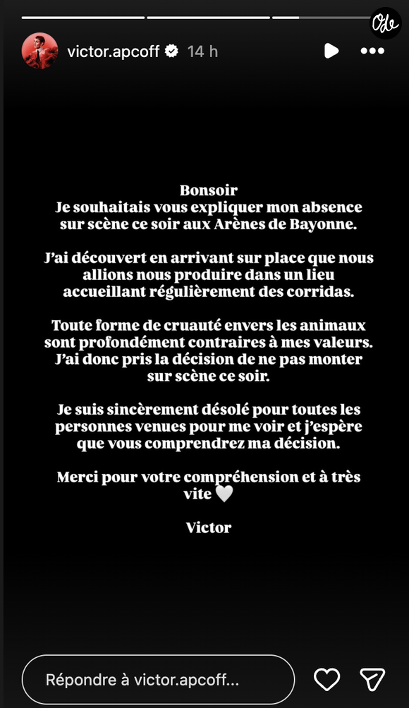 Des élèves de la Star Academy annulent leur présence à Bayonne.