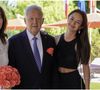 Mariage de Georges Blanc, 82 ans, avec sa compagne Sara Goupy. Sa fille Lara est à droite © Instagram via Bestimage