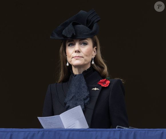 Princesse Catherine -  Cérémonie du dimanche du Souvenir au Cénotaphe à Londres, Royaume-Uni, 9 novembre 2025.  © Dana Press / Bestimage